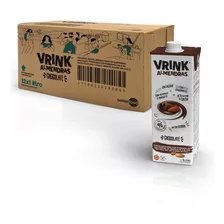 Leche De Almendras Vrink Chocolate Pack X 12 De 1 Litro