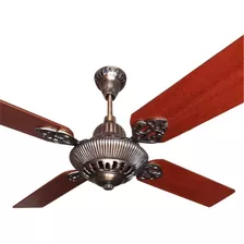 Ventilador De Techo S I T E C Fundición Bronce Viejo Madera 