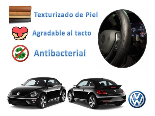 Funda Cubre Volante Piel Vw Beetle 2012 A 2018 2019 2020 Foto 2