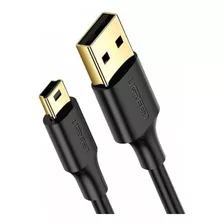 Cabo De Dados Ugreen Us132 Usb 2.0 P Mini Usb 5 Pinos 2m Cor Preto