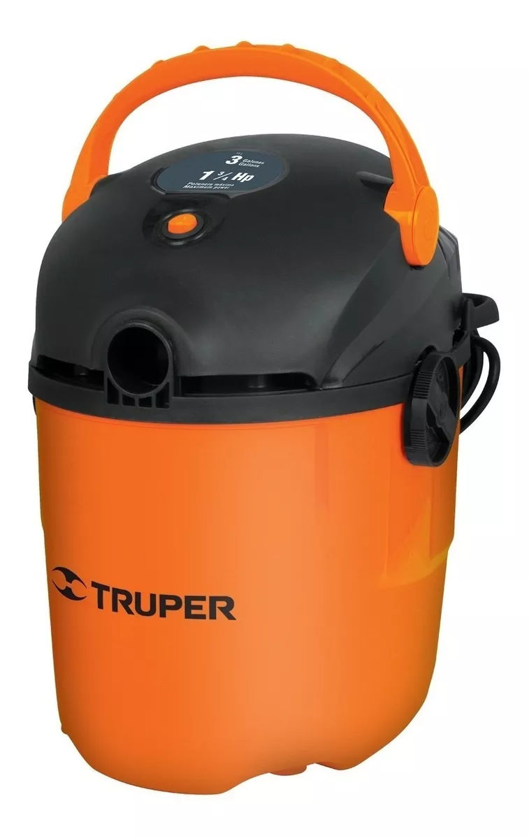 Aspiradora Truper Aspi-03 11l Naranja Y Negra 120v 60hz