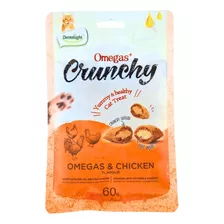 Cats Treat Galleta Rellena Omegas Y Pollo Crunchy 60g