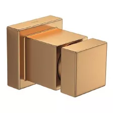 Acabamento Para Registro De Gaveta 1/2 E 3/4 Cubo Gold Matte Acabamento Fosco