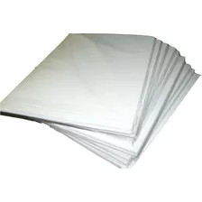 Papel Adhesivo Blanco Impresión Laser Resistente Agua 20h $9