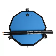 Almohadilla De Percusión 30 Cm Silicona Doble Cara Y Base De