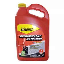 Refrigerante Radiador Simoniz, Galon Color Rojo