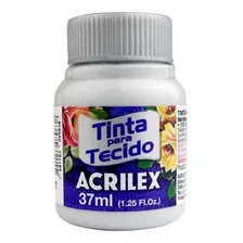 Tinta Para Tecido Acrilex Fosca 37ml - Cinza Claro