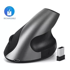 Mouse Vertical Inalámbrico, Ergonómico Y Recargable 2.4g