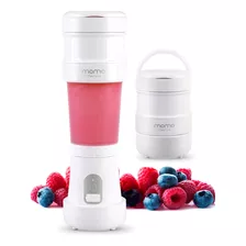 Blender Portátil Mini Liquidificador Usb Momo Lifestyle 70w Branco Sem Fio