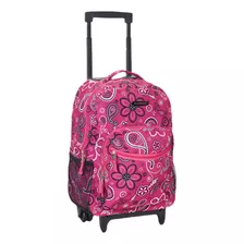 Rockland Luggage - Mochila Con Ruedas De 17 Pulgadas, Pañuel