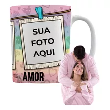 Caneca Porcelana Branca Personalizada