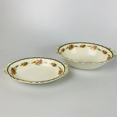 Jogo Jantar Grindley Versailles Inglês 18 Peças Vintage Branco Florido 5
