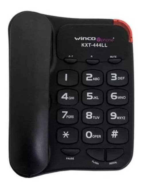 Teléfono Fijo Winco Kxt-444ll Negro