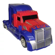 Caminhão De Brinquedo Transforma Em Robô Super Truck Com Led