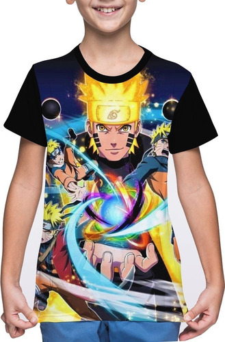 Camiseta/camisa Infantil Naruto Shippuden Anime - Personagem