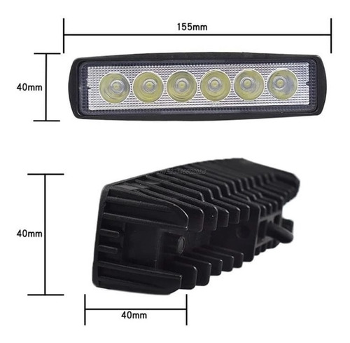 1 Exploradora Led Lineal 6leds 3000lm Foto 5