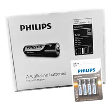48 Pilas Aa Alcalina Philips Lr6 1.5v
