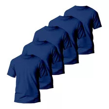 Kit 6 Camisetas Básicas Masculina Dry Fit Lisa Tradicional 