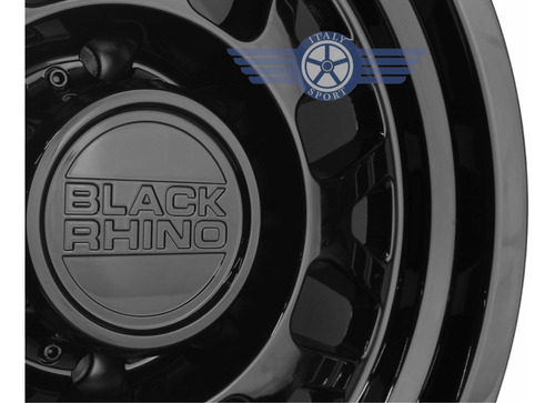 4 Rines 17x9.5 Black Rhino 8-165 Delta Ram Hummer Chevrolet Foto 4