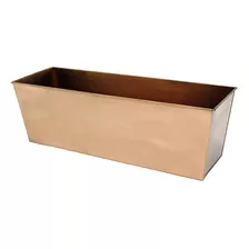 Achla Designs Plain Copper Window Flower Box Planter- Medium