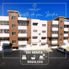 Apartamento En Alquiler 3er Nivel En San Isidro