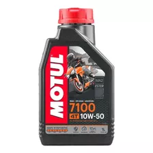 Aceite Moto 4t 7100 10w50 100% Sintetico Motul 1l
