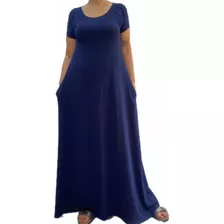 Vestido Largo Maxi De Modal Xl