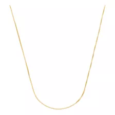 Correntinha Banhada Com 50cm Muito Delicada Elegante Moda Cor Dourado