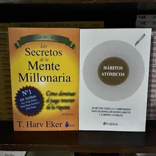 Libros X2 Secretos Mente Millonaria + Habitos Atomicos