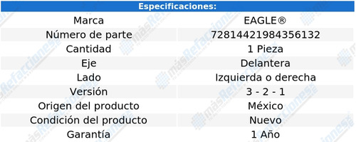 Base Amortiguador Delantera Izq/der Saturn Ion L4 2.2l 01-07 Foto 5