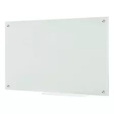 Pizarra Glass Pro Vidrio Templado Blanco De 60x90cm 4mm