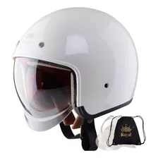 Royal M139 Casco De Cara Descubierta Para Motociclismo Aprob