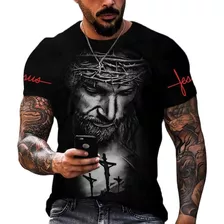 Dios Religión Cristo Jesús Camiseta Impresión 3d