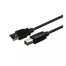 Cabo Impressora Usb 1,8 Metros Epson Hp Brother Canon Zebra Cor Preto