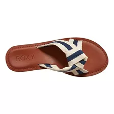 Sandalias Roxy Knotical Talla 7, Azul Marino