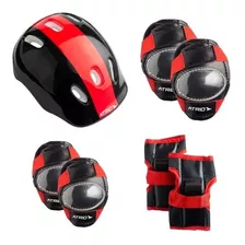 Kit De Proteção Infantil Capacete P Skate Patins Patinete