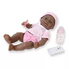 Doll Jc Toys La Newborn African American 12 Com Acessórios