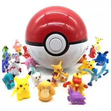 Pokebola 7cm Tamanho Original Com 1 Pokemon Aleatório Dentro