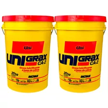 Graxa Unigrax Lubrificante Á Base De Cálcio Ca2 - 20kg Kit 2