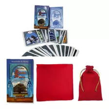 Cartas Baralho Lenormand Cigano Santa Sara + Livro + Saquinh