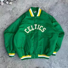 Vtg Celtics Classics Satin Jacket