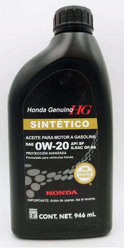 4pack Cambio De Aceite Honda Con Limpiador Inyectores Honda Foto 5