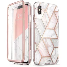 Funda Para Telefono iPhone XS Max 2018 Con Protector Marmol