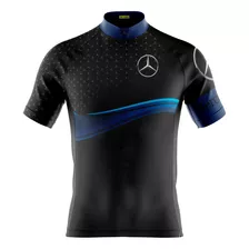 Camiseta Ciclismo Masculina Pro Tour F1 Mercedes C/bolsos 