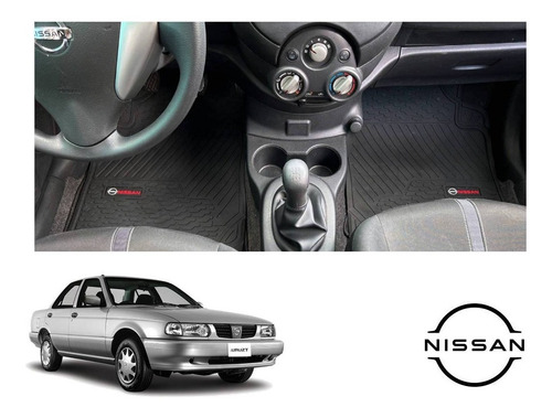 Tapetes Logo Nissan + Cajuela Tsuru Iii 1992 A 2016 2017 Foto 6