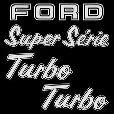 Kit Adesivos F1000 Ford Turbo Super Série 94 95 96 97 Prata