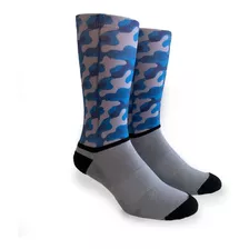 Medias Oliver Socks Deportivas Urbanas Modelo Camuflado Navy