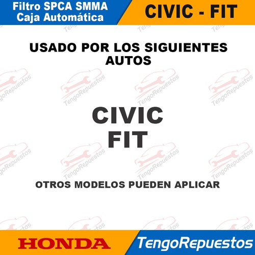 Filtro Caja Automtica Honda Civic Fit Accord Crv Foto 5