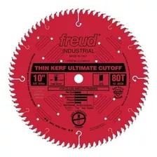 Freud 10 X 80t Thin Kerf Ultimate Cutoff Blade Lu74r010