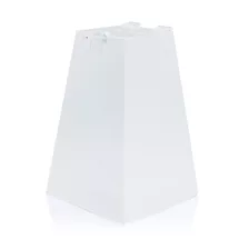 Urna Pirâmide De Acrílico Branco - 30 Cm - Promoção!
